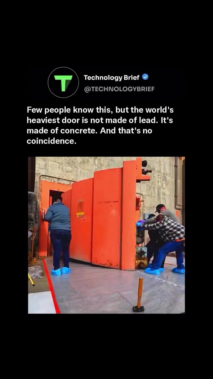 The Surprising Physics Behind the World's Heaviest Concrete Door