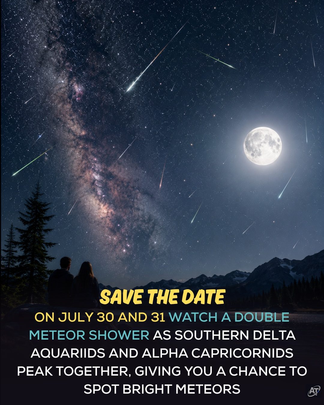 Double Meteor Showers: Aquariids and Capricornids Peak Together