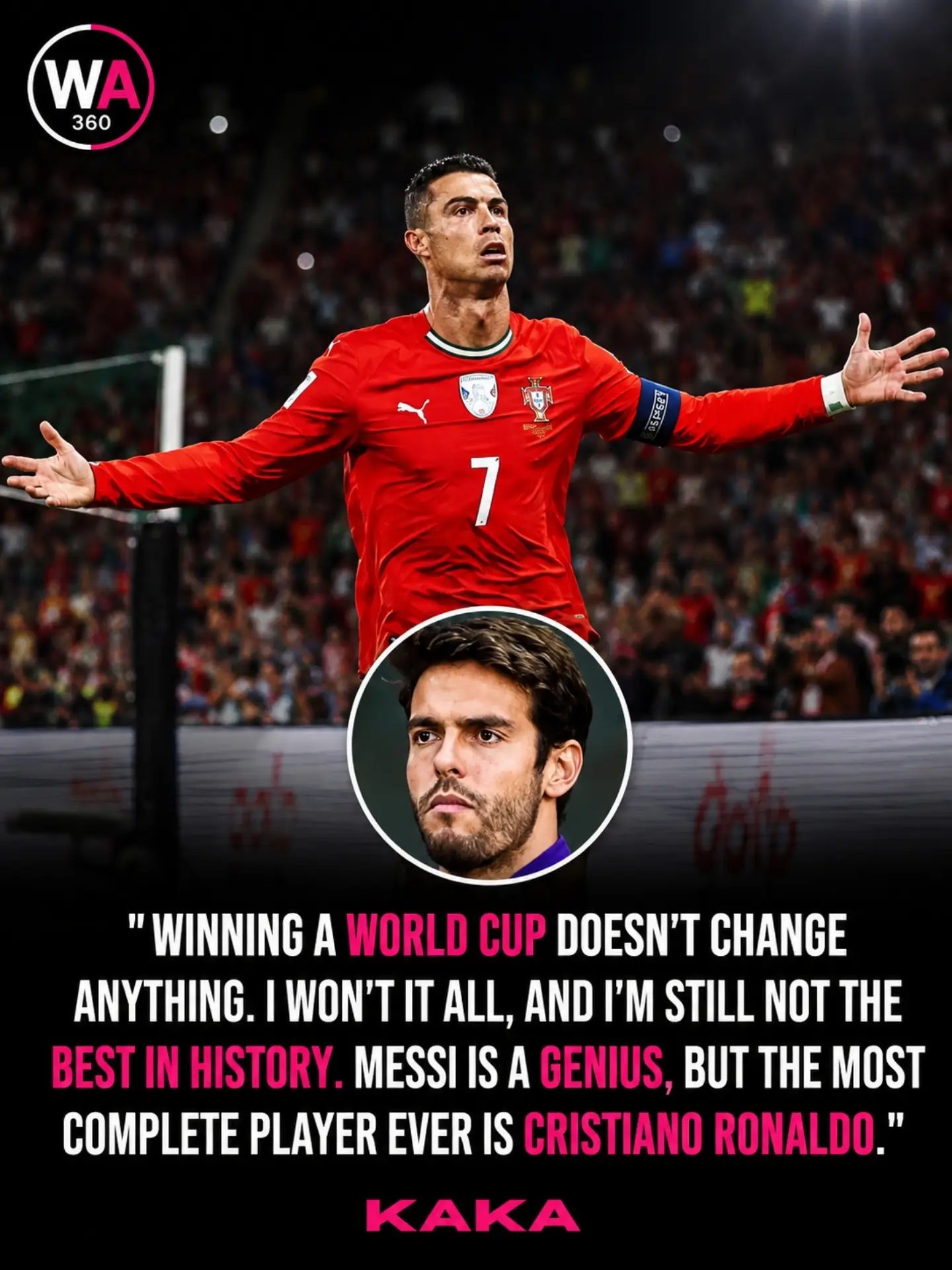 Kaká's Stance: Ronaldo is Football's Most Complete Player