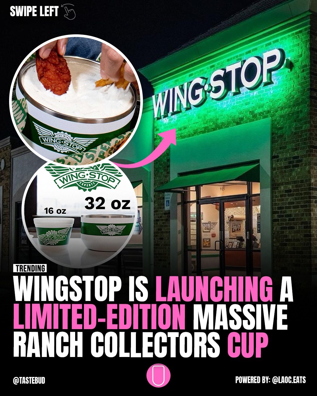 Wingstop's Big Ranch Cup: 32oz Collector's Edition