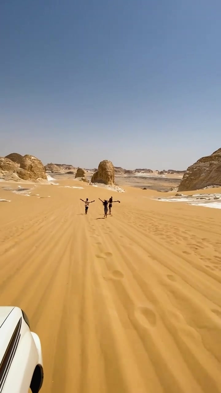 Desert Adventure: Running and Jumping in the Sand