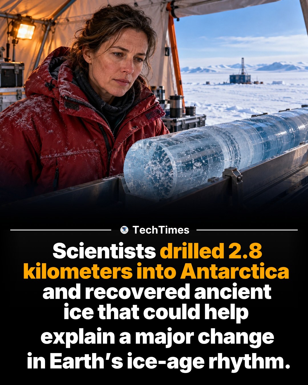 Antarctic Ice Core Drilling Reveals Ice-Age Secrets