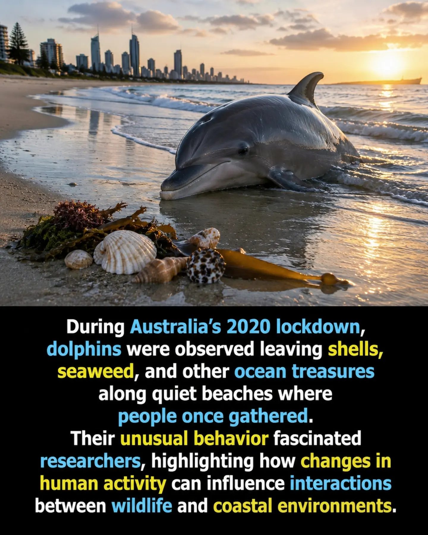 Dolphins' Unusual Beach Behavior During Australia's 2020 Lockdown