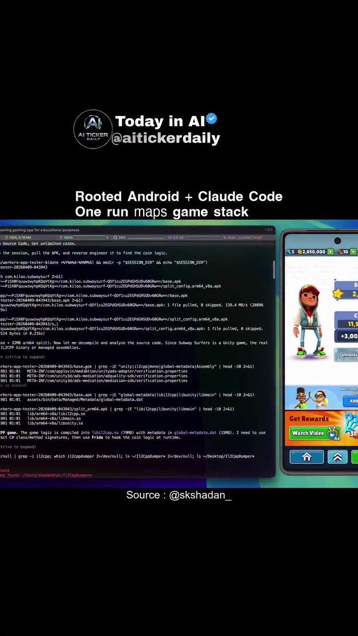 Reverse Engineering Subway Surfers: Claude Code's Deep Dive