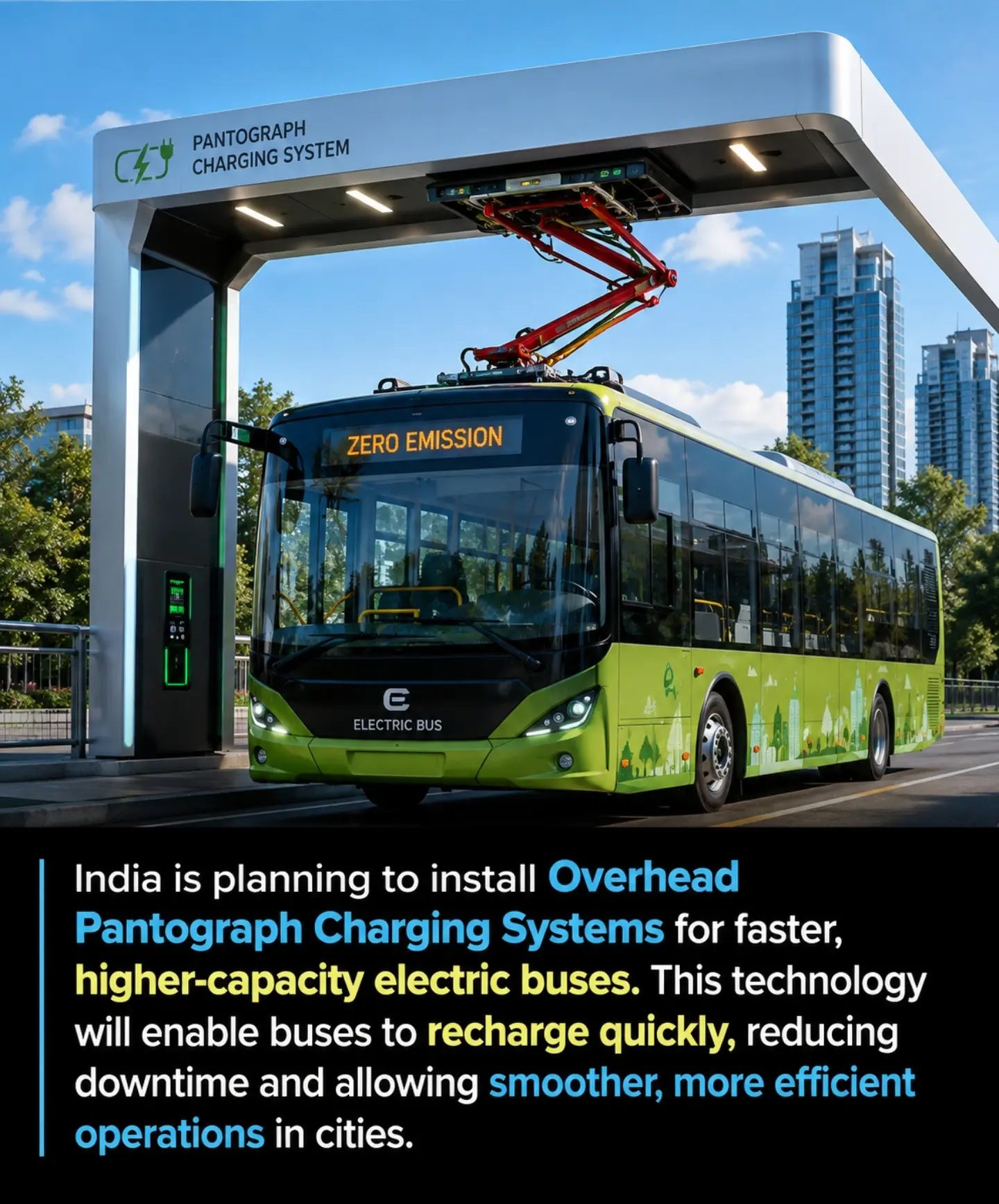 Electric Buses: Pantograph Charging for Faster, Smoother Operations