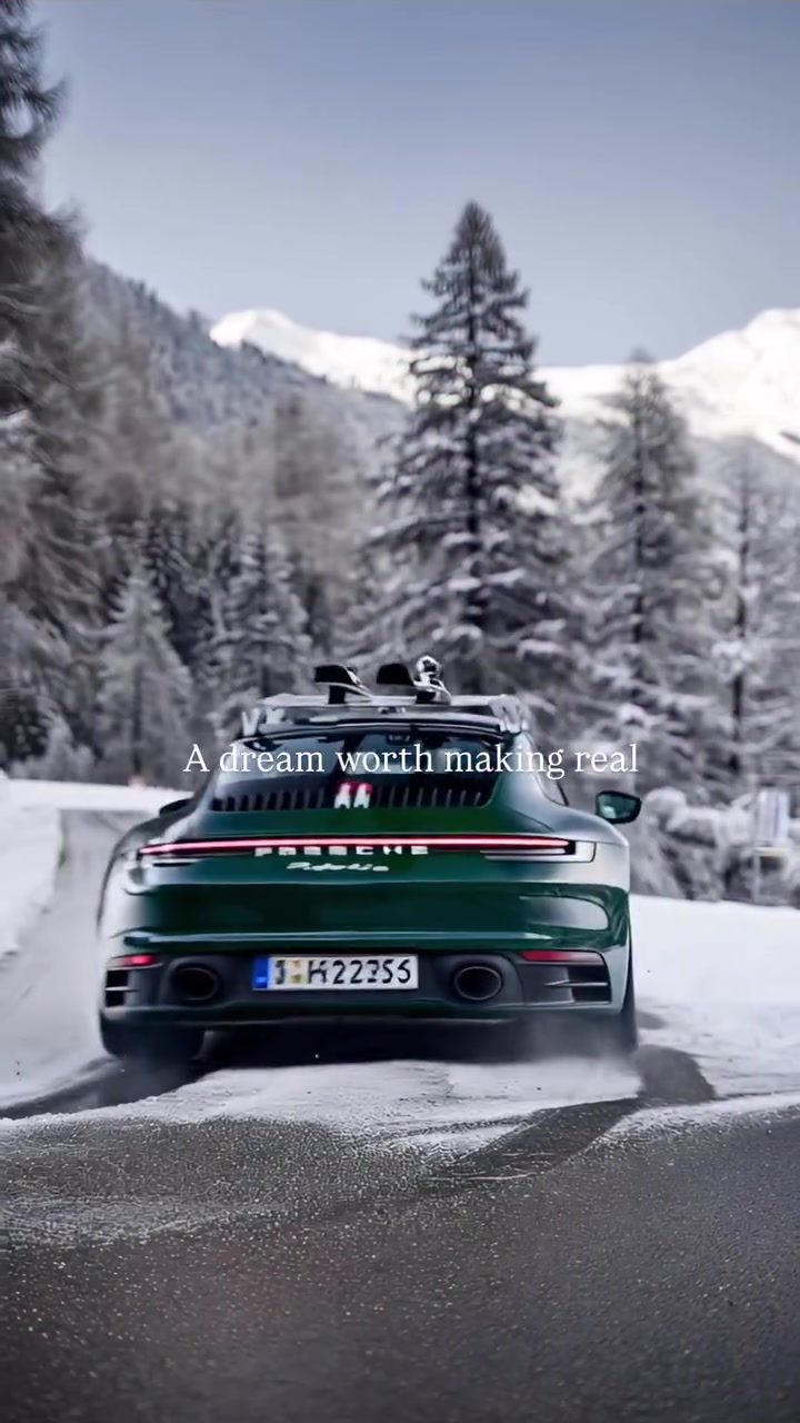 Discover Luxury Winter Adventure with a Porsche