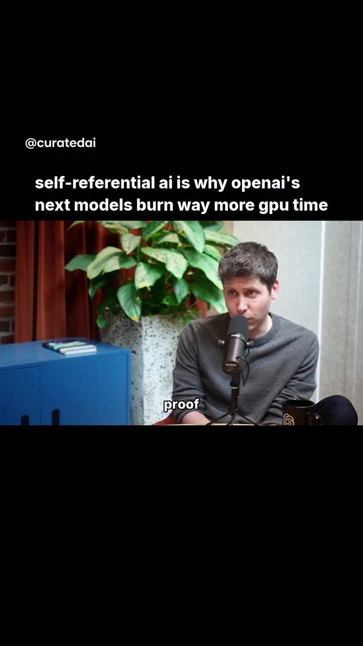 Self-Referential AI: Boosting OpenAI's GPU Usage