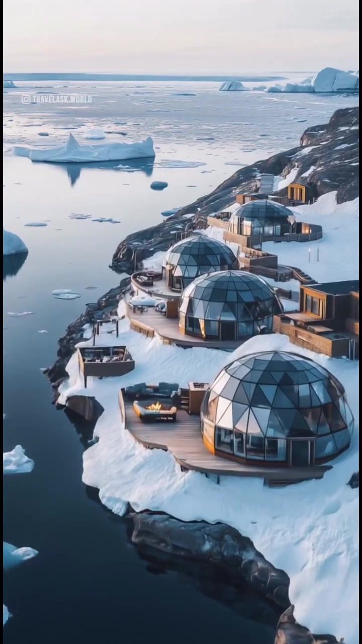 Luxurious Arctic Glamping in Geodesic Domes
