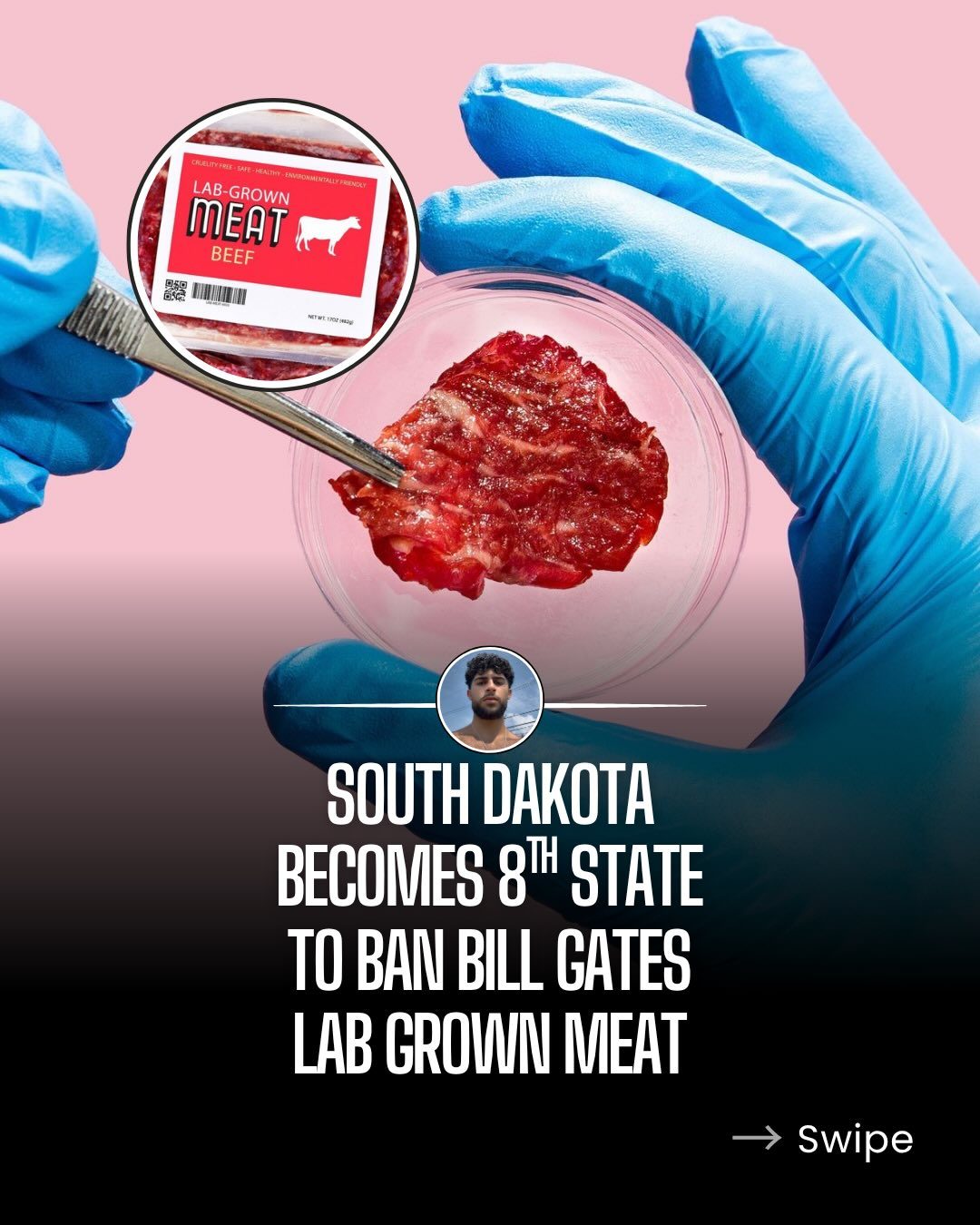 South Dakota Bans Lab-Grown Meat, Joining Seven Other States