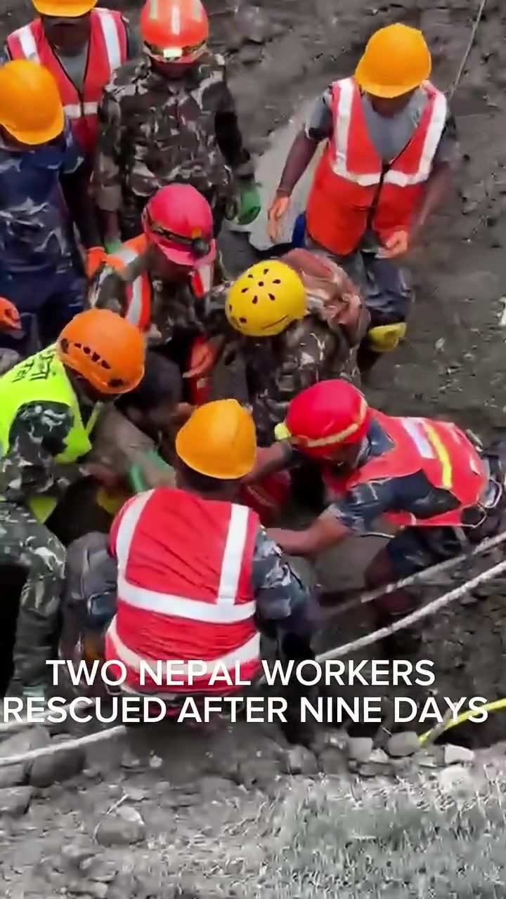 Nepal Workers Rescued After Nine Days