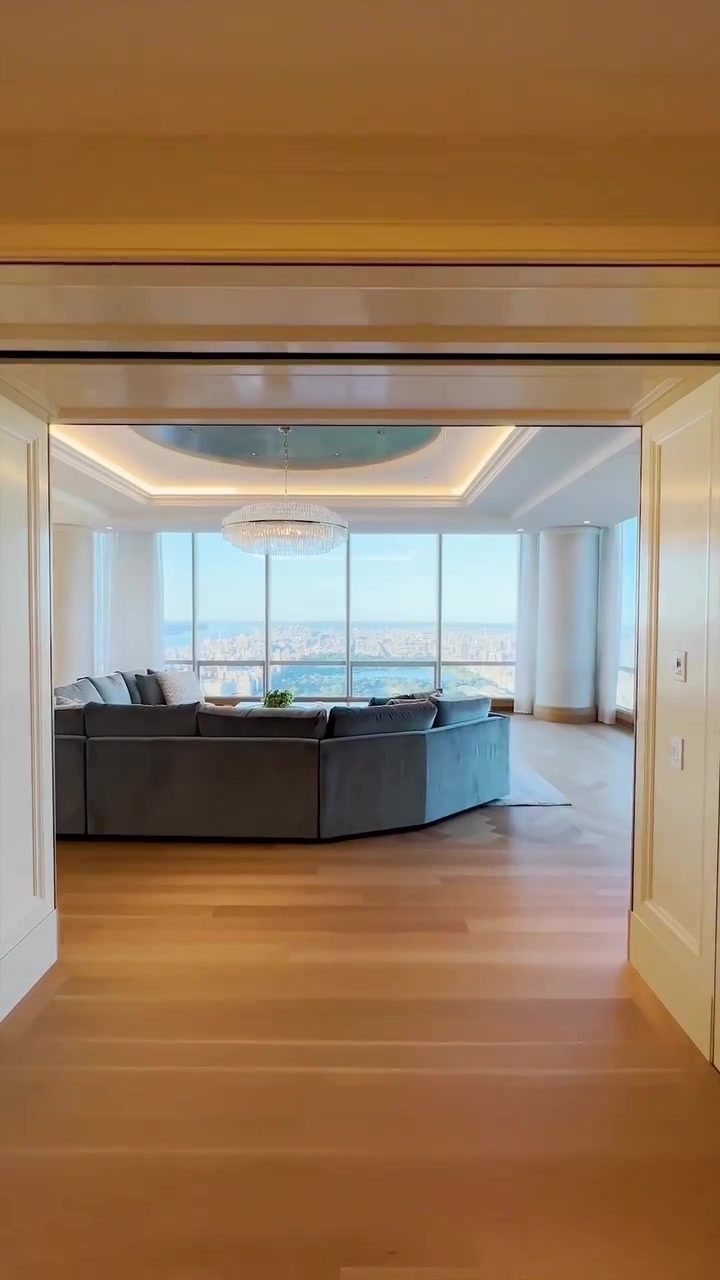 Luxury Apartment Views: New York City Skyline