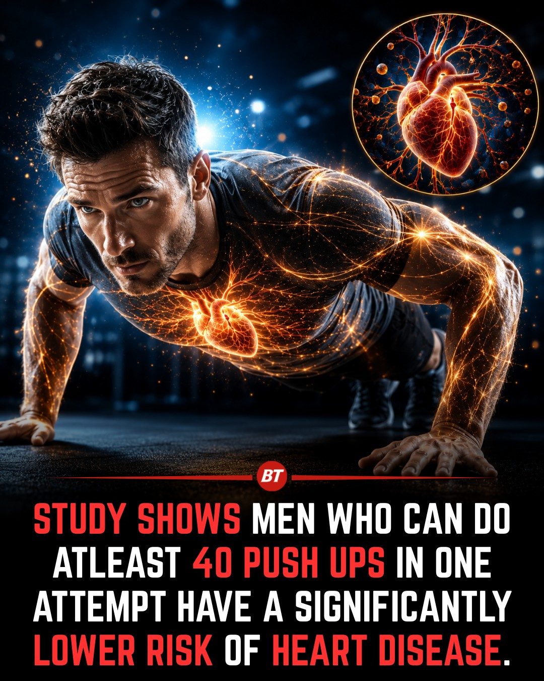 Men's Push-Up Performance Linked to Lower Heart Disease Risk