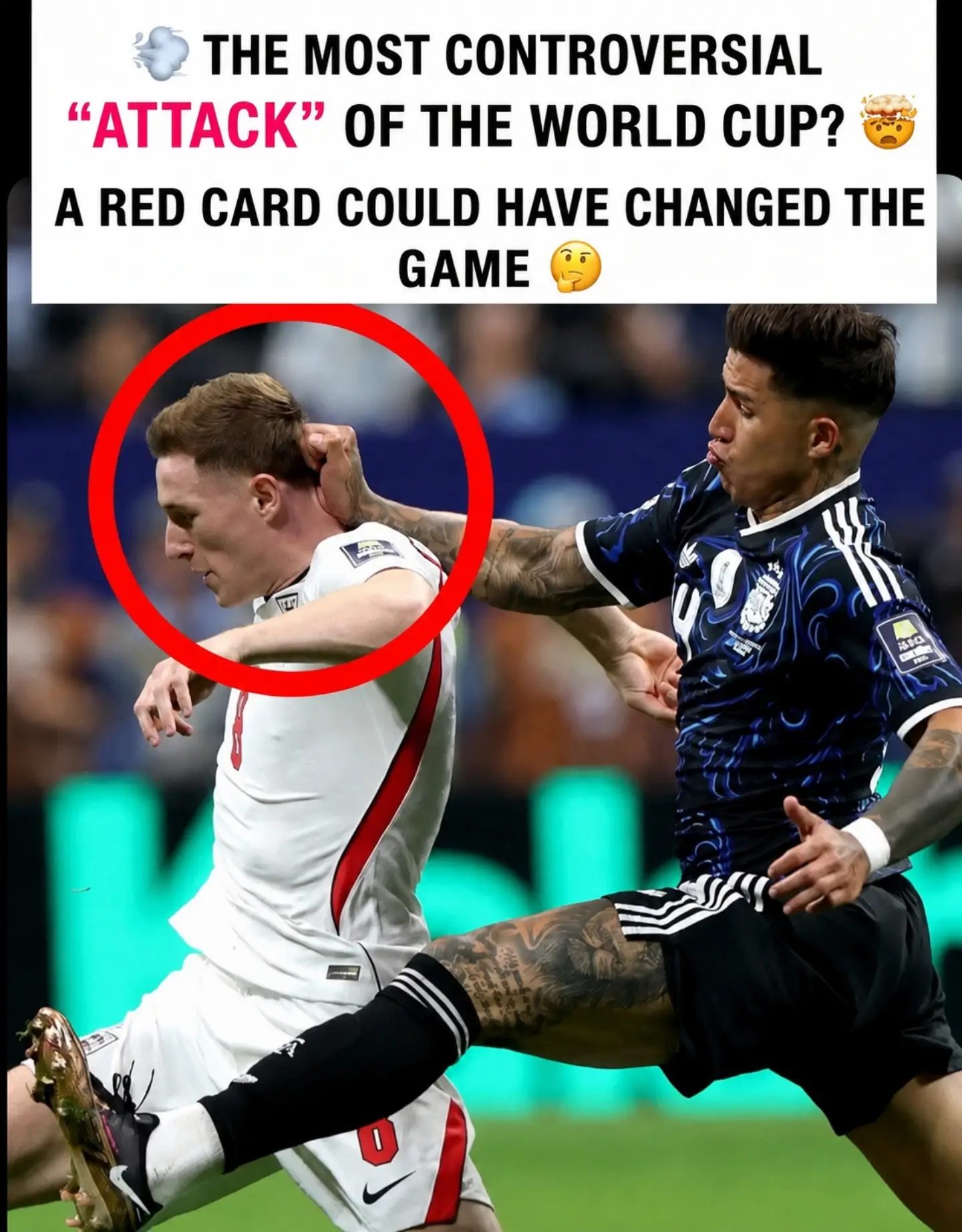 Controversial Moment: Enzo Fernández's Early Foul in World Cup Semifinal