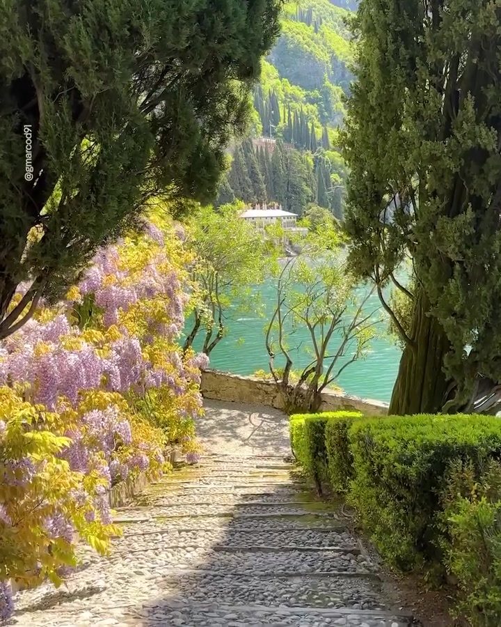 Explore the Serene Garden Paths of Lake Como