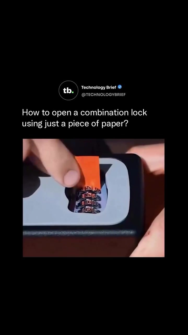 Hacking Cheap Combination Locks with a Piece of Paper