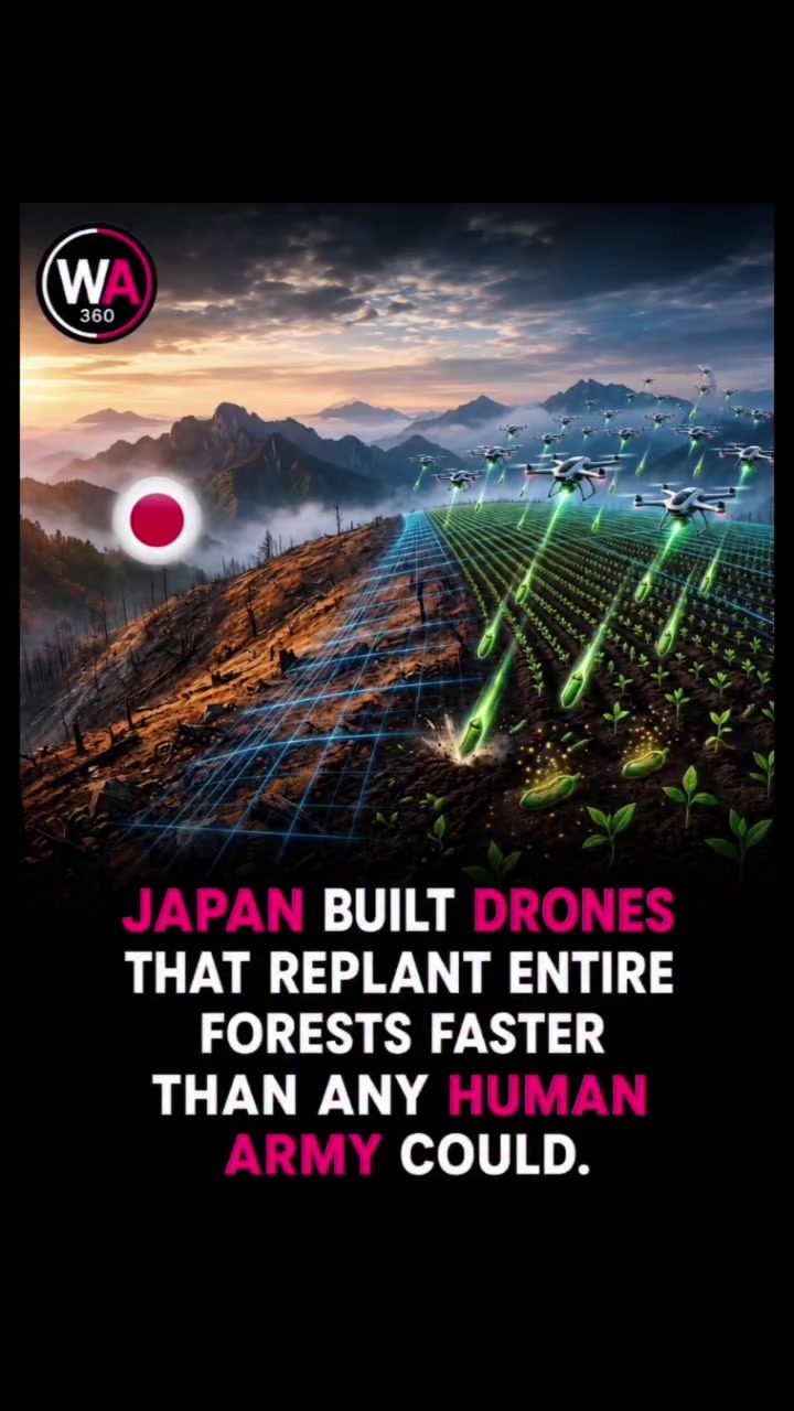 Japan's Drones Revolutionize Forest Restoration