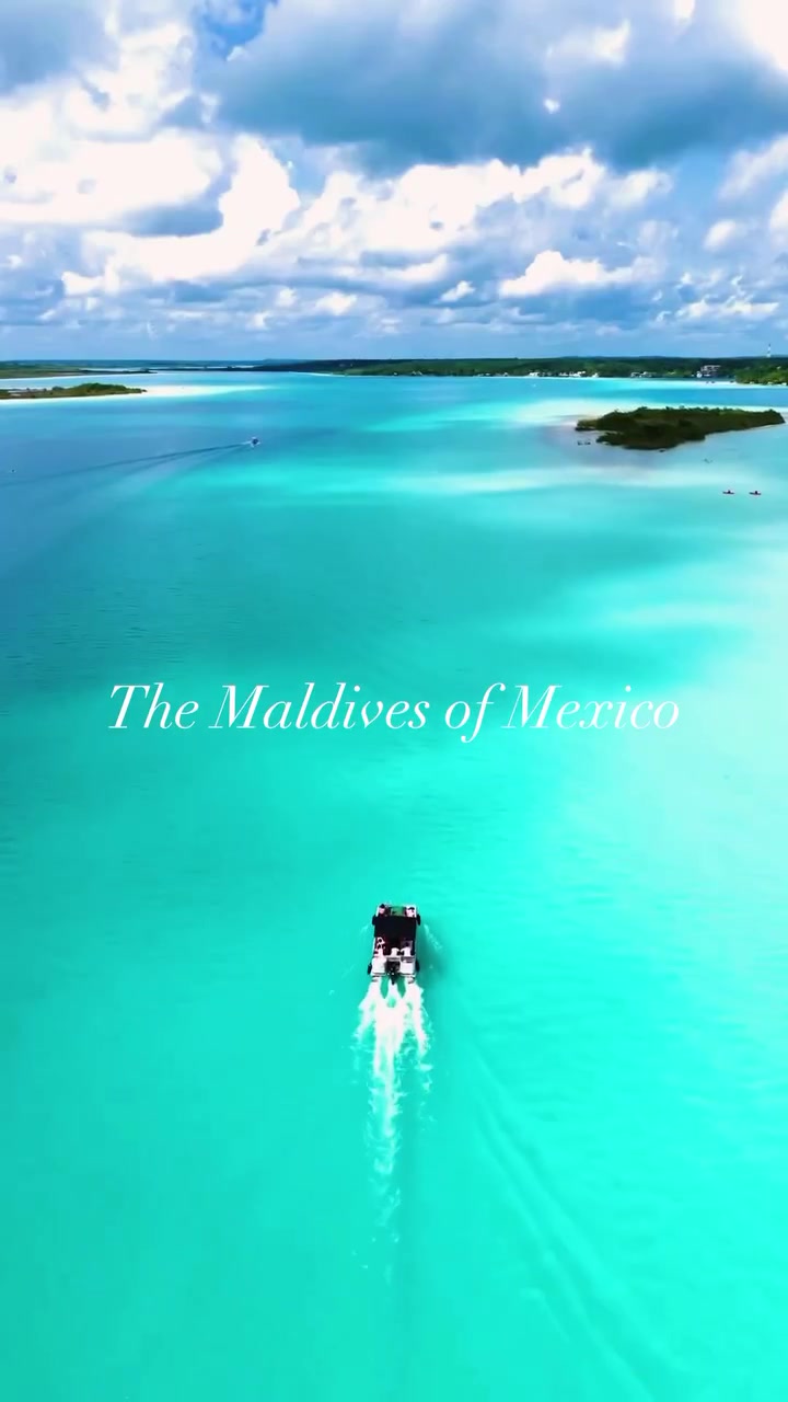 Bacalar Mexico: Aerial Views of Turquoise Waters
