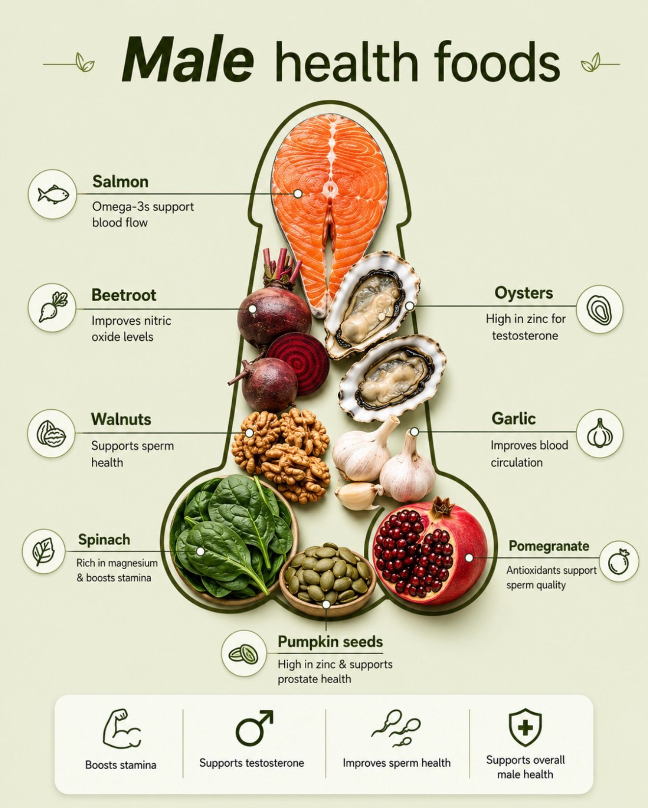 Male Health: Foods, Supplements, and Habits for Optimal Wellness