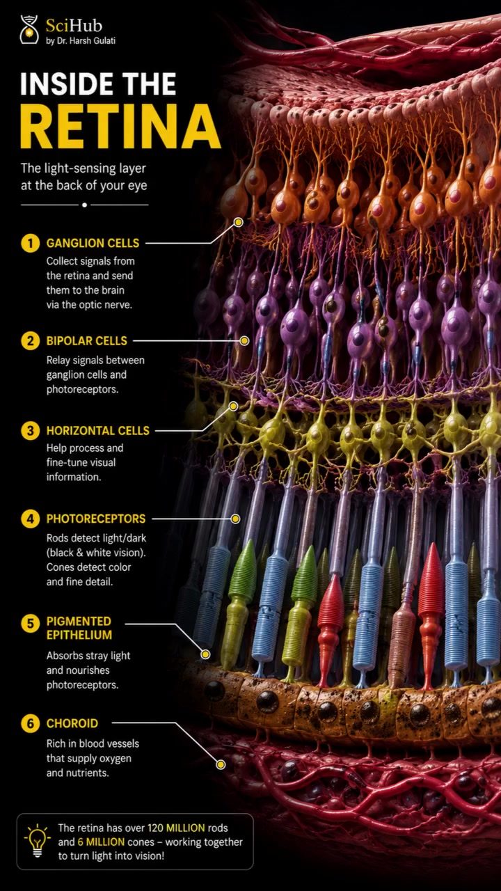 How the Retina Transforms Light into Vision
