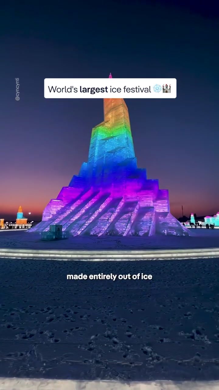 Explore Harbin's Ice Festival: A Winter Wonderland of Ice Art