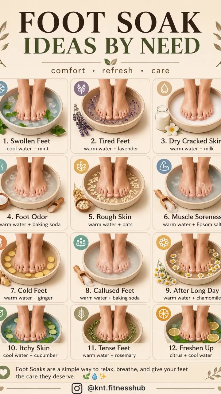 Relaxing Foot Soaks: Tailored Recipes for Your Feet's Needs