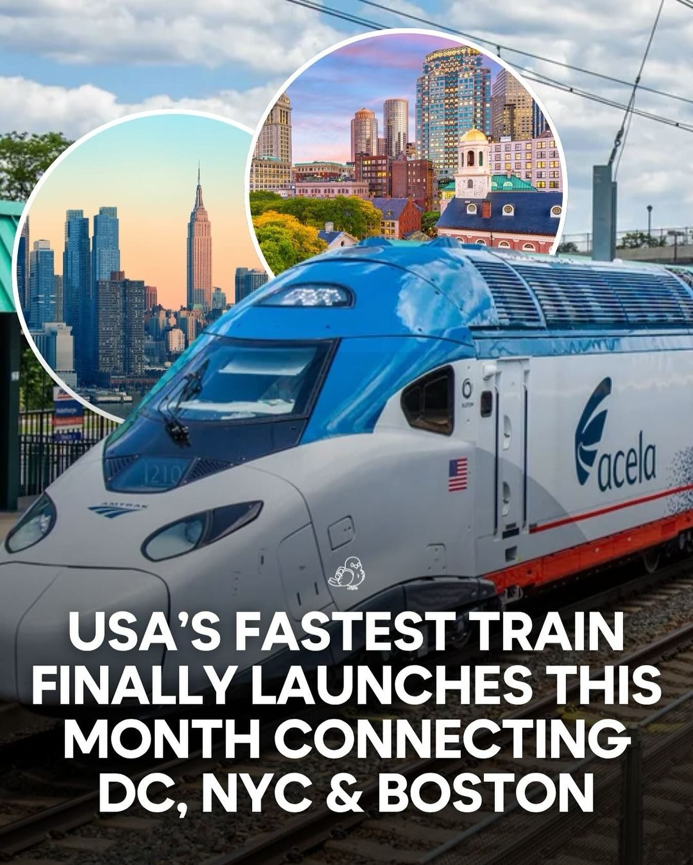 Experience the Future of Travel: Acela Train Connects DC, NYC, and Boston