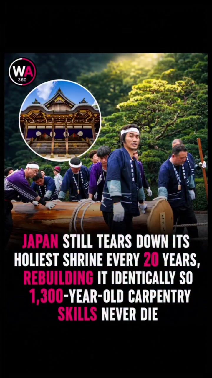 Japan's 1,300-Year-Old Shrine Rebuilding Tradition