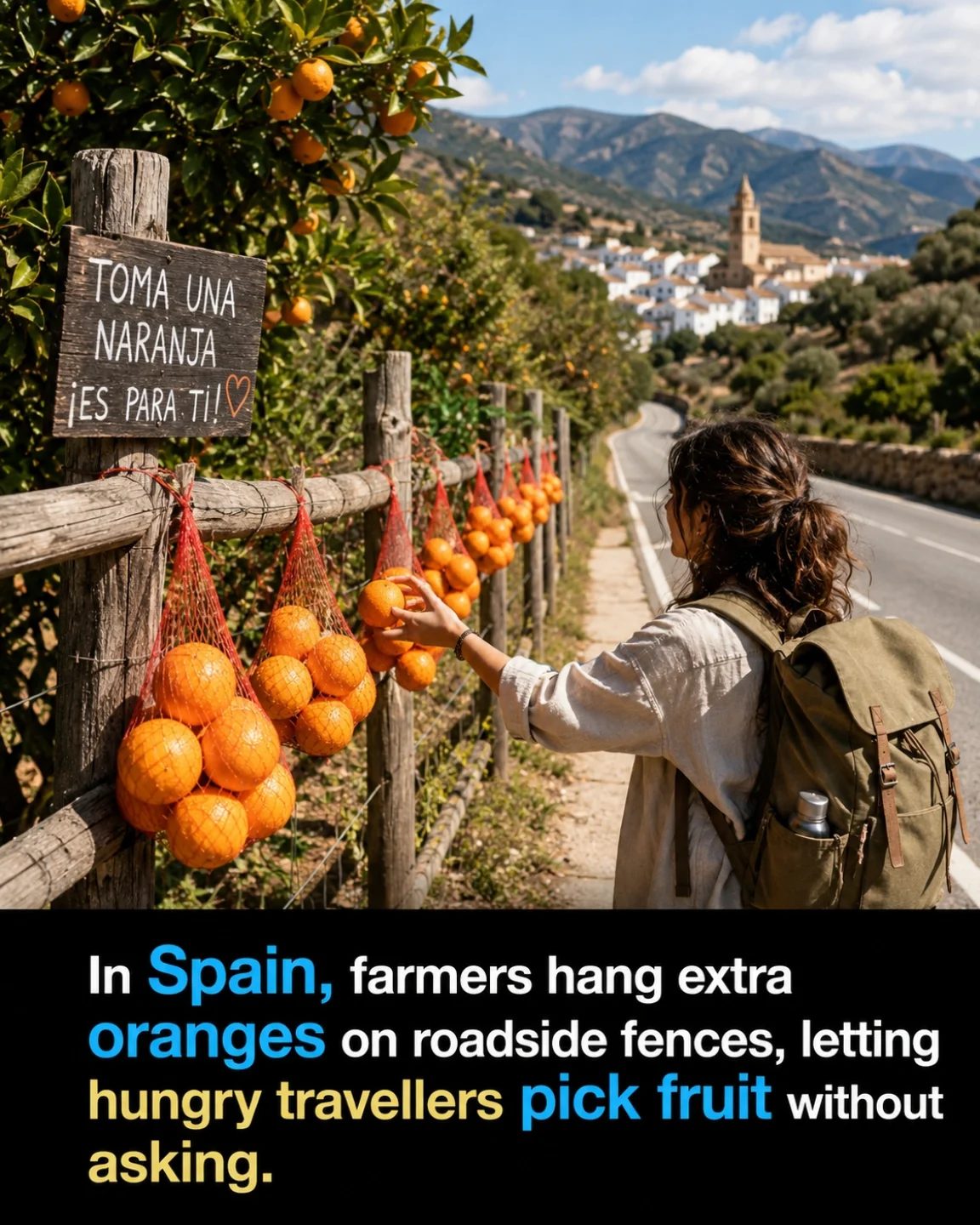 Spain's Roadside Orange Picking Tradition