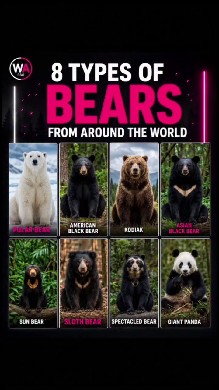 Amazing Types of Bears Around the World