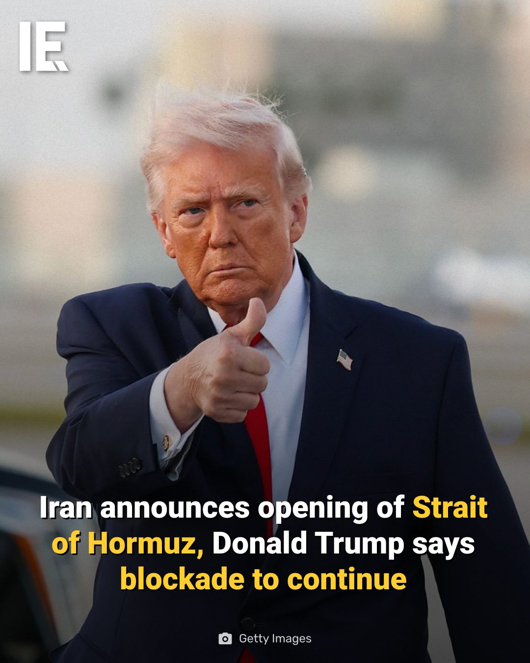 Trump's Response to Iran's Strait of Hormuz Reopening