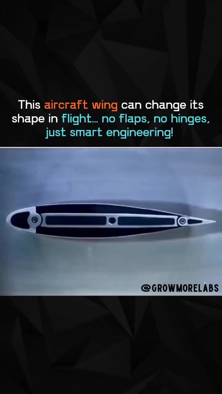 Innovative Shape-Shifting Aircraft Wings Improve Flight Efficiency