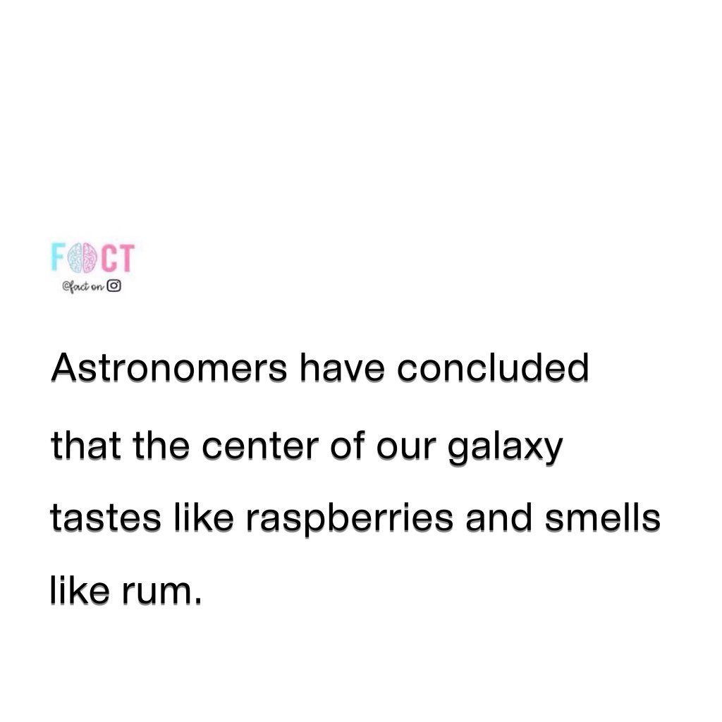 Astronomers' Surprising Facts: Galaxy's Center Tastes Like Raspberries, Smells Like Rum