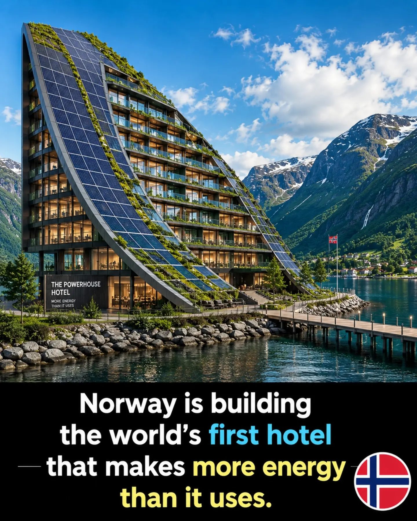 Norway's Powerhouse Hotel: Pioneering Sustainable Construction