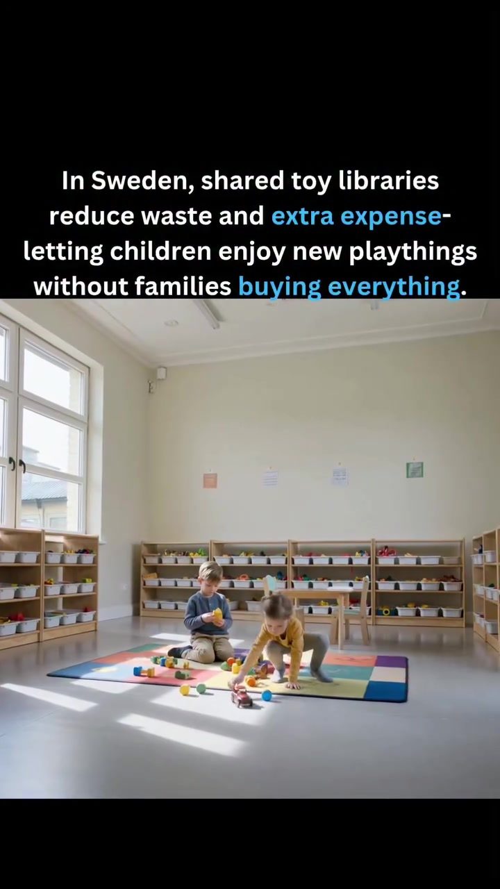 Sweden's Shared Toy Libraries: Reduce Waste and Save Money