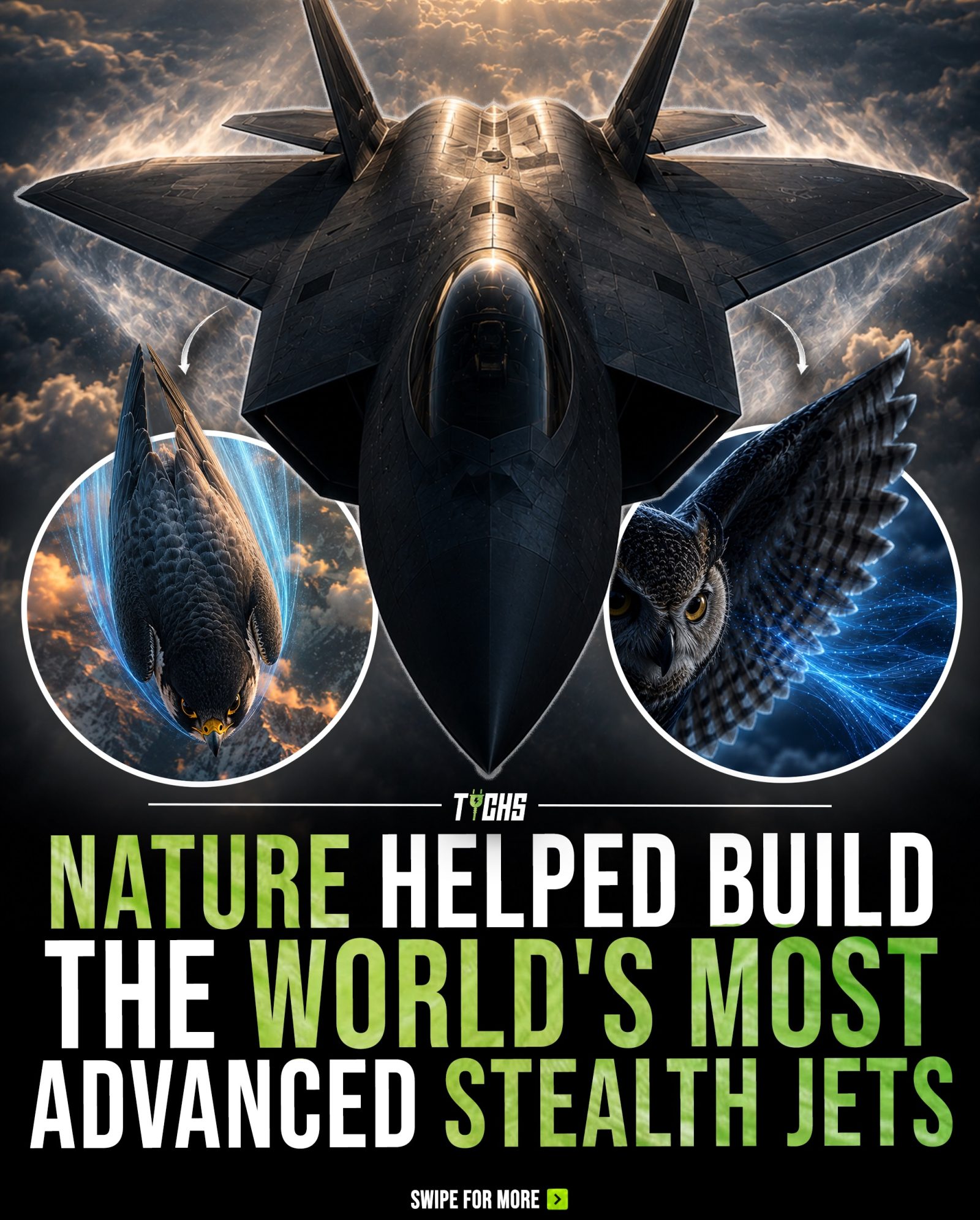 Nature-Inspired Stealth Jet Innovations by TCHS