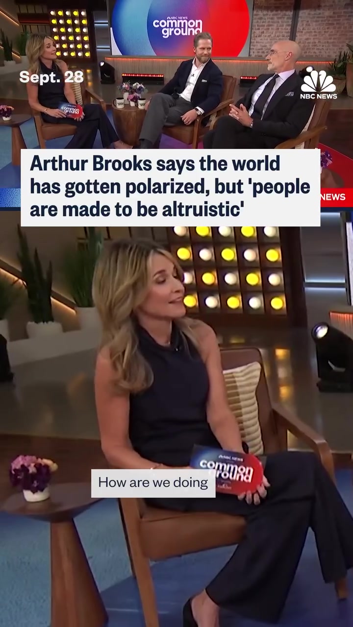 Arthur Brooks on Human Altruism and Polarization