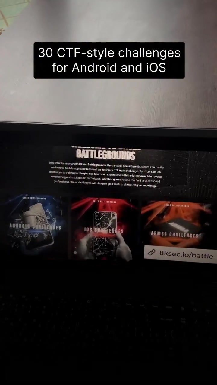 Test Your Mobile Hacking Skills with 8kssec Battlegrounds