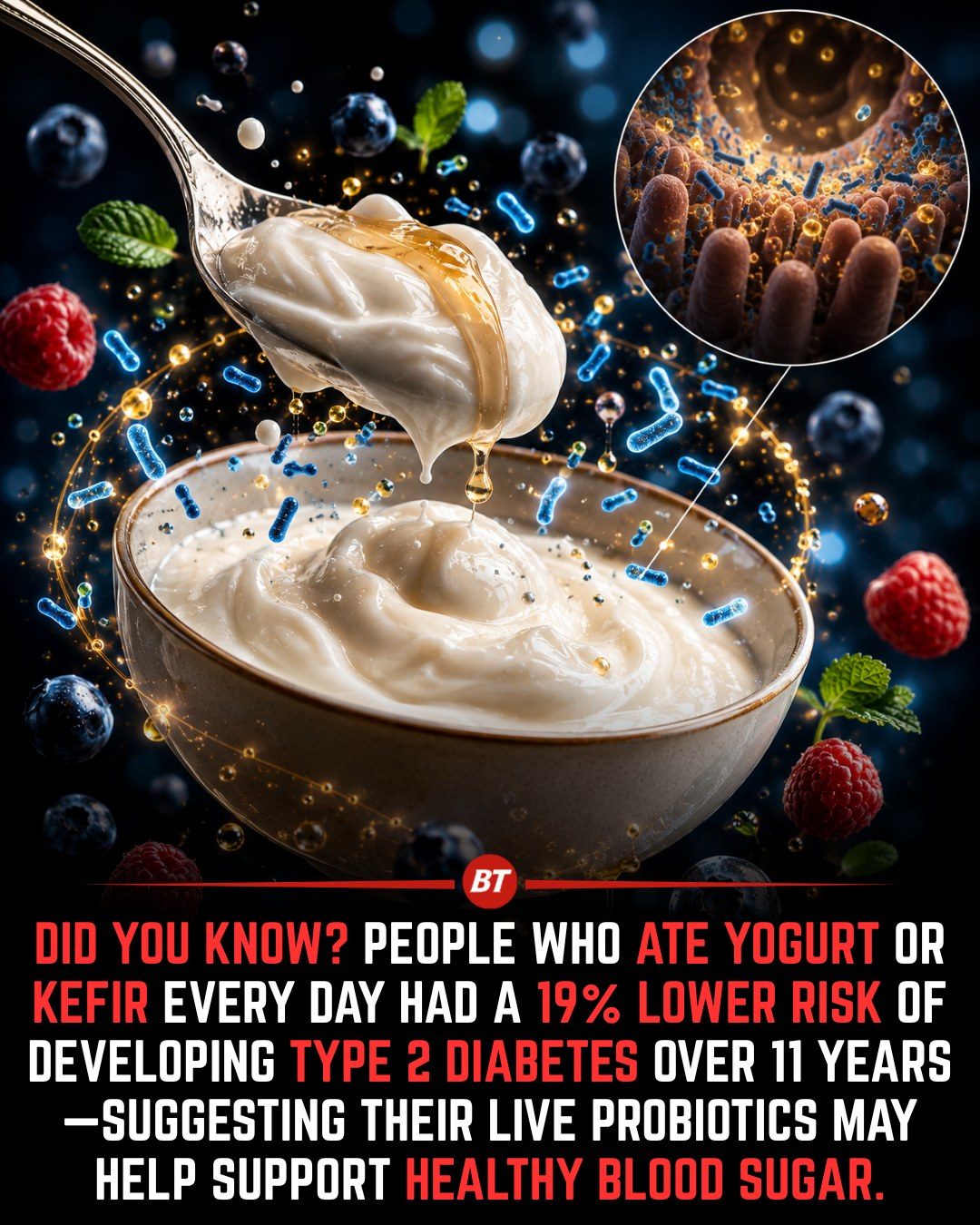 Yogurt and Kefir: Lowering Type 2 Diabetes Risk