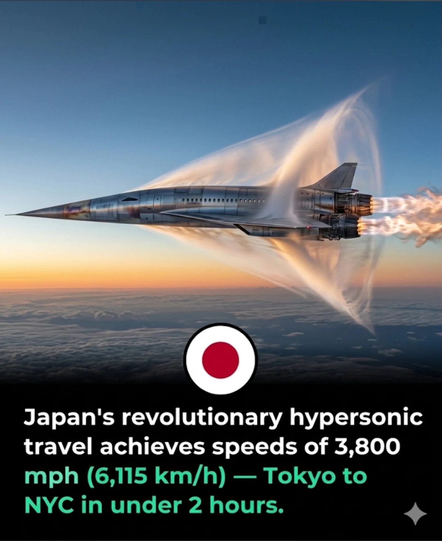 Japan's Hypersonic Jet: Tokyo to NYC in Under 2 Hours