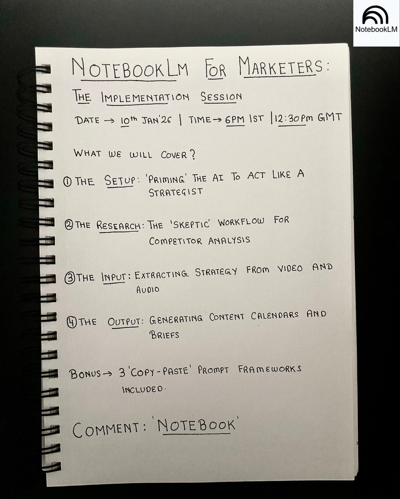 NotebookLM Marketing Workshop: Boost Your Strategy in 60 Minutes