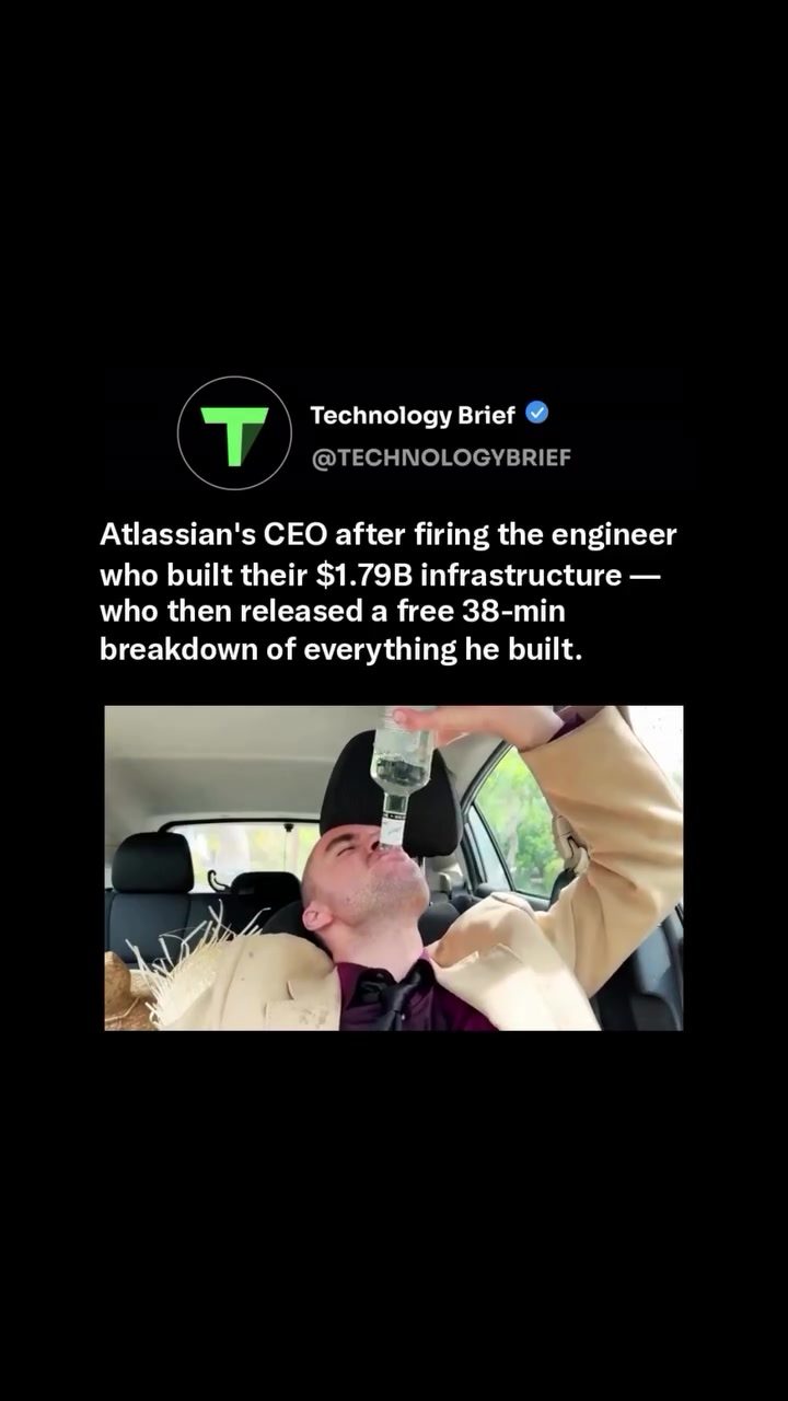 Atlassian CEO Reacts to Engineer's Layoff and Public Breakdown of $1.79B Infrastructure.
