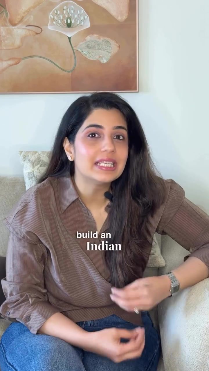 Balancing Indian Roots and Global Appeal in Wellness Typography.