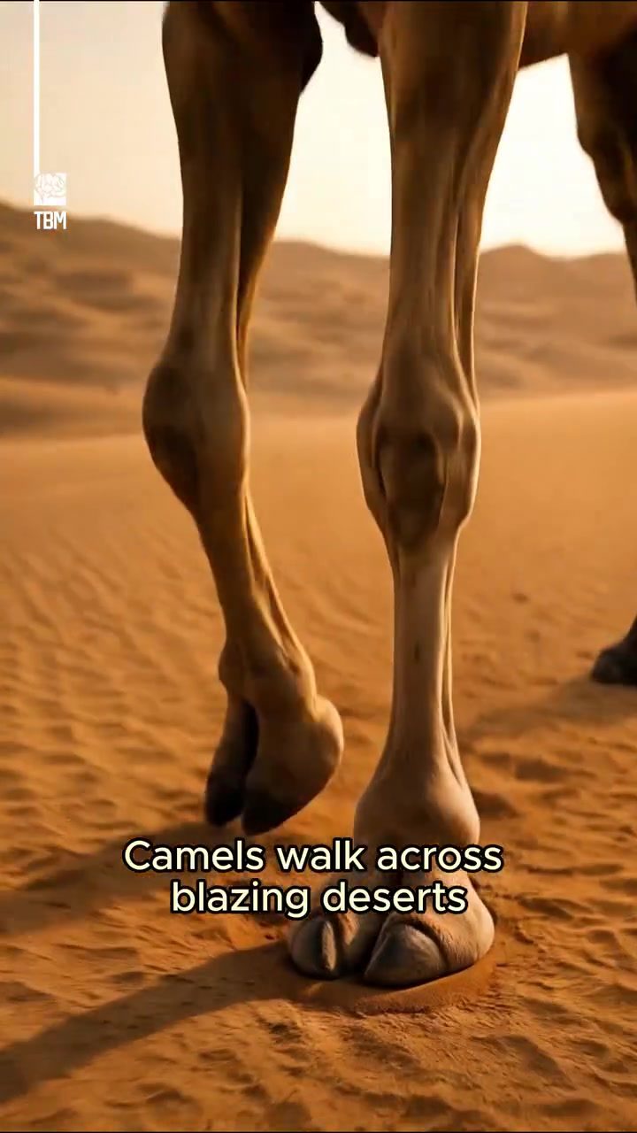 Camels' Feet: How They Thrive on Unstable Desert Sand