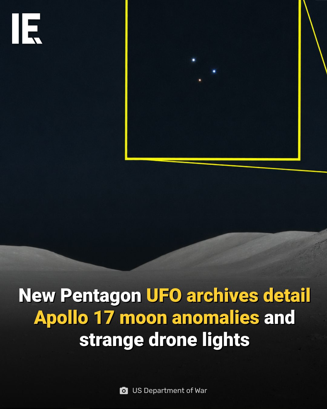 Pentagon Releases UFO Files: Apollo 17 Moon Anomalies