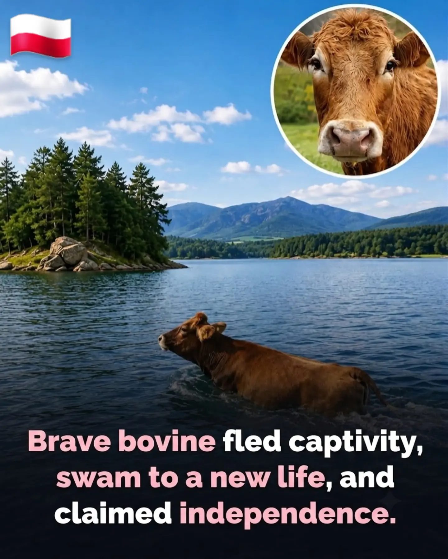 The Cow's Unlikely Journey to Freedom