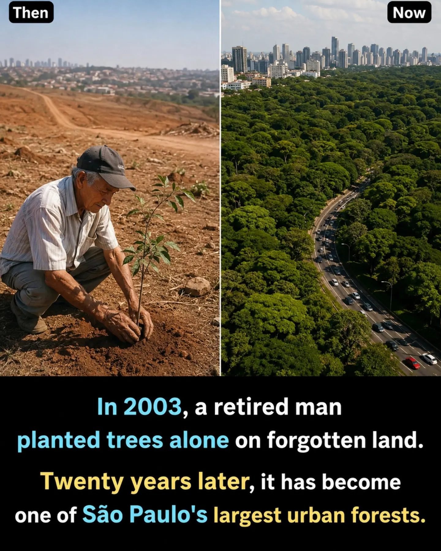 Man Turns Neglected São Paulo Land into Urban Forest