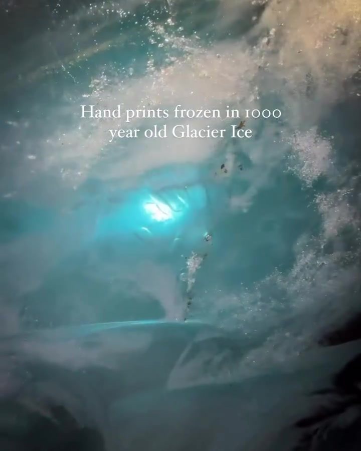 Exploring 1000-Year-Old Handprints Frozen in Glacier Ice