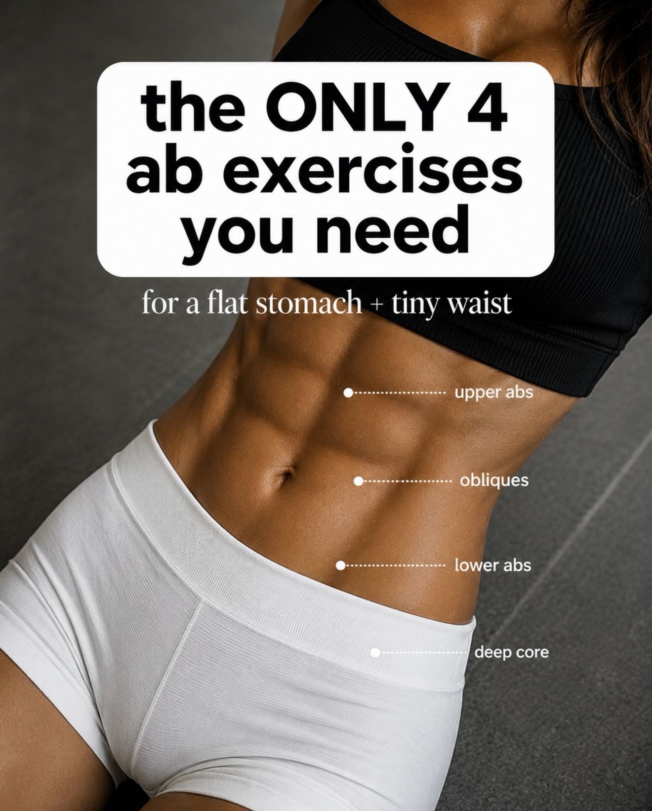 Effective Ab Exercises for a Flat Stomach and Tiny Waist