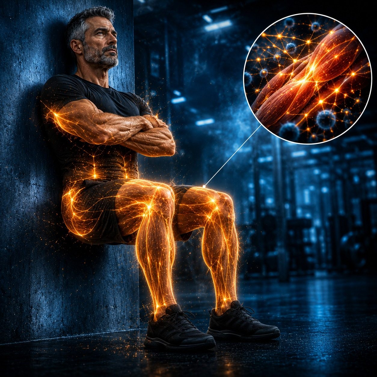 Simple Wall Sit Workout for Aging Strong Legs