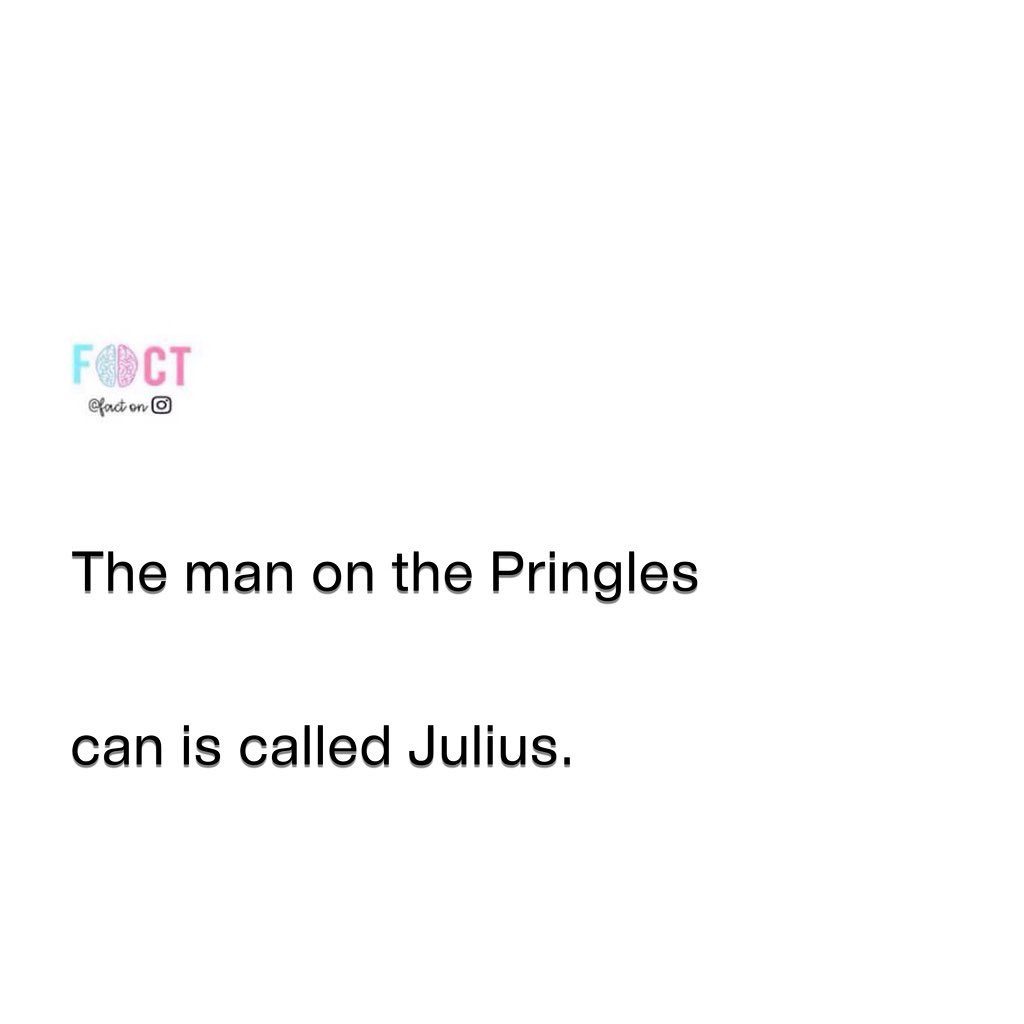 Meet Julius: The Man on the Pringles Can